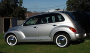 Chrome 'MOONIES' and White Wall inserts.