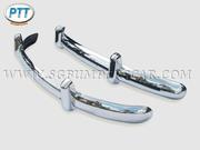 VW BEETLE BUMPER (1955-1967) EU STYLE WITH OVERRIDERS