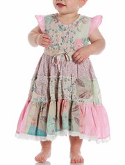 Girls Panel Floral Dress at Affordable Rates in Australia