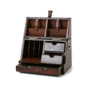 Buy Antique Looking Leather Stationery Box in Melbourne