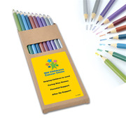 Metallic Full-Length Colouring Pencils | Personalised Colour Pencil