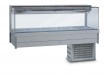 Roband Square Glass Refrigerated Display Bar,  10 Pans SRX25RD