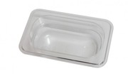 Robinox Clear Polycarbonate Gastronorm Pan - 1/9 Size,  65mm Deep C1906